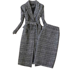 Load image into Gallery viewer, Plaid Winter Coat with Skirt or separate pieces