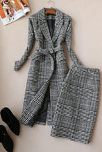 Load image into Gallery viewer, Plaid Winter Coat with Skirt or separate pieces