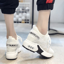 Load image into Gallery viewer, Platform Sneakers with Breathable Mesh