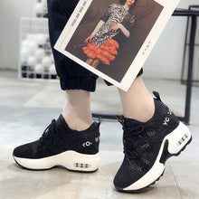 Load image into Gallery viewer, Platform Sneakers with Breathable Mesh