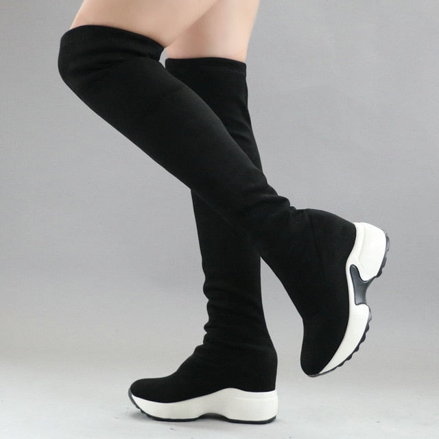 Sporty Over the Knee Boot