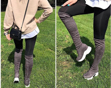 Load image into Gallery viewer, Sporty Over the Knee Boot
